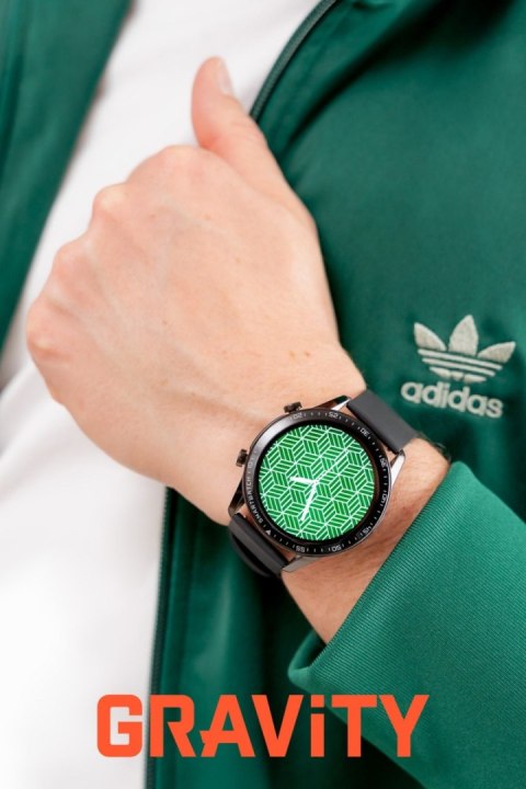 Smartwatch Gravity Czarny 2 Paski GT10-4
