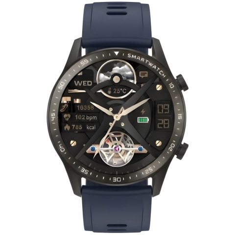 Smartwatch Gravity Czarny 2 Paski GT10-5