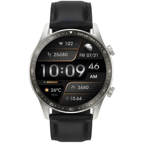 Smartwatch Gravity Srebrny 2 Paski GT10-7