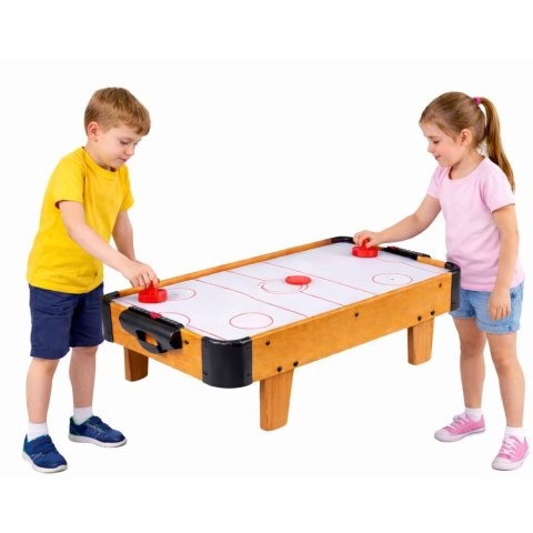 Mini Stół Air Hockey Stołowy Gra Zręcznościowa Dla Dzieci Drewniany
