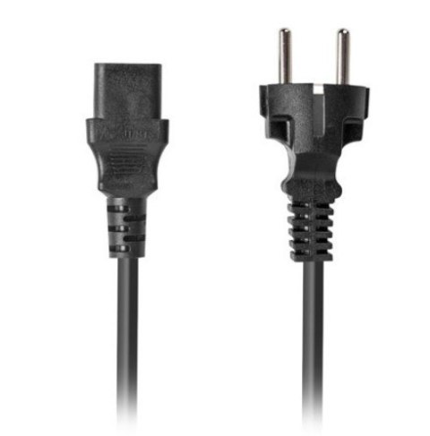 Kabel zasilający CCE 7/7 - IEC 320 C13 2M VDE prosty czarny