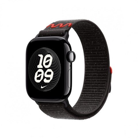 Opaska sportowa Nike w kolorze nocnej czerni do koperty 42 mm