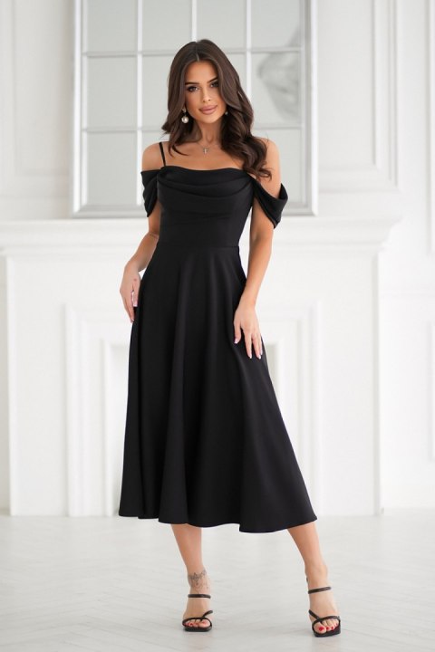 Sukienka Model 325-06 Black - Bicotone Sukienka Model 325-06 Black - Bicotone