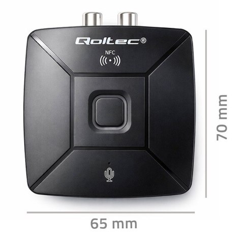 Bezprzewodowy transmiter odbiornik Audio HiFi Home&Car | Bluetooth 6.0 | NFC | 2 x RCA | 1 x AUX MiniJack 3.5mm | Mikrofon