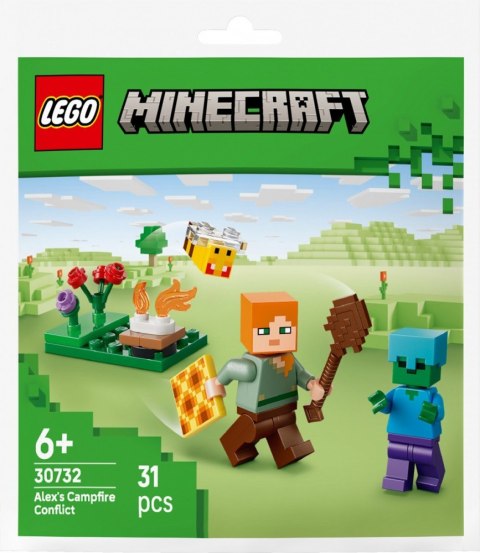 Klocki Minecraft 30732 Potyczka Alex przy ognisku