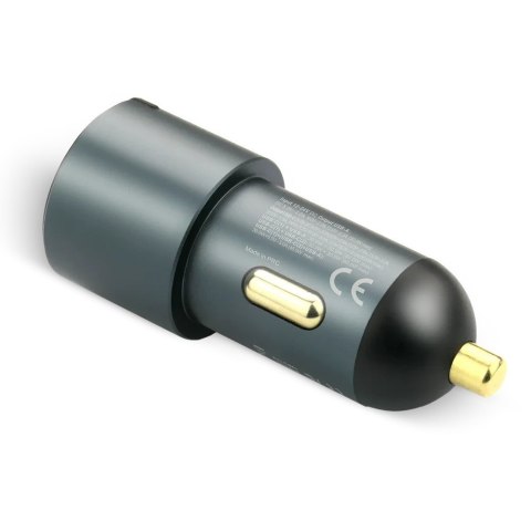 Ładowarka samochodowa CC-40Q QC3.0 60W 1X USB 2X USB-C PD czarna