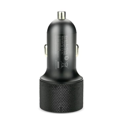 Ładowarka samochodowa CC-50Q QC3.0 75W 1X USB + 1X USB-C PD czarna