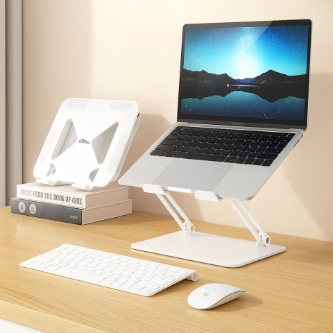 Podstawka pod laptopa, regulowana, ergonomiczna 10-17 cali LAPTOP STAND MT2661W (biała)