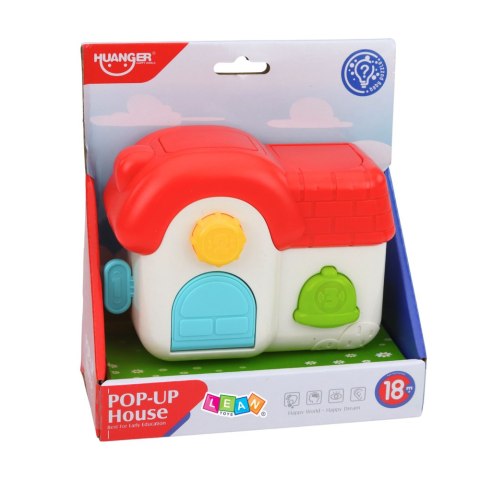 Domek Interaktywny Edukacyjny Dla Malucha Wyskakujące Zwierzątka