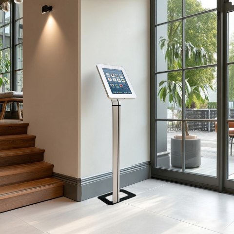 Stojak, uchwyt reklamowy do tabletu, podłogowy z blokadą MC-645 , 9.7-10.1 cali, uniwersalny