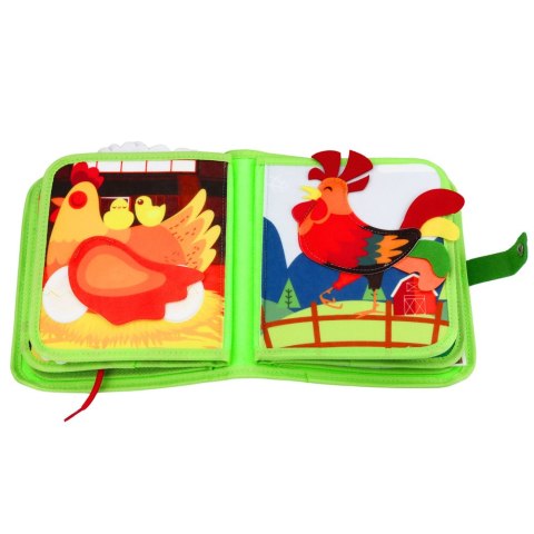 Książeczka Edukacyjna Sensoryczna Dla Dzieci Farma 20 Aktywności