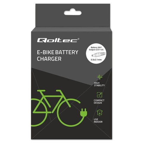 Ładowarka do roweru skutera elektrycznego 36V | 42V | 4A | 5.5*2.1 + kabel zasilający