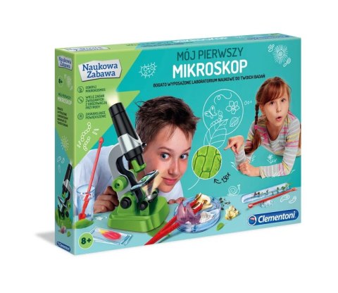 Naukowa Zabawa Mój Pierwszy Mikroskop Język Polski Clementoni 50071