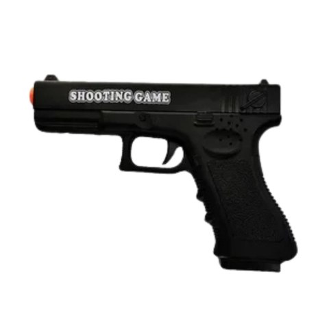 Zestaw Pistolet Laserowy Z Tarczą Gra Strzelecka Światła Dźwięki