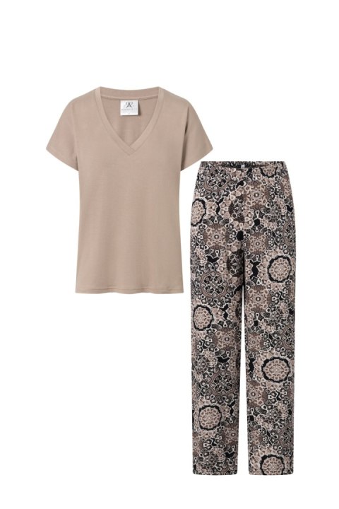 Piżama Damska Model Chocomisu Beige - Momenti Per Me Piżama Damska Model Chocomisu Beige - Momenti Per Me
