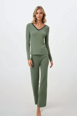 Piżama Damska Model Emerald Dreams Green - Momenti Per Me