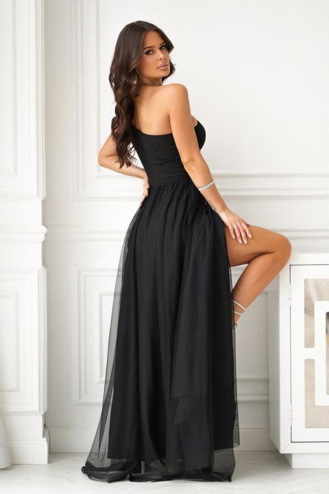 Sukienka Model 323-06 Black - Bicotone Sukienka Model 323-06 Black - Bicotone