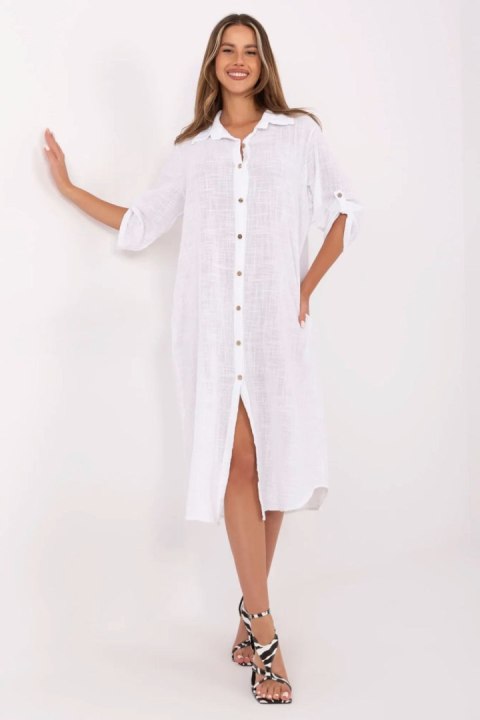 Sukienka Model TW-SK-BI-24135.81 White - Och Bella Sukienka Model TW-SK-BI-24135.81 White - Och Bella