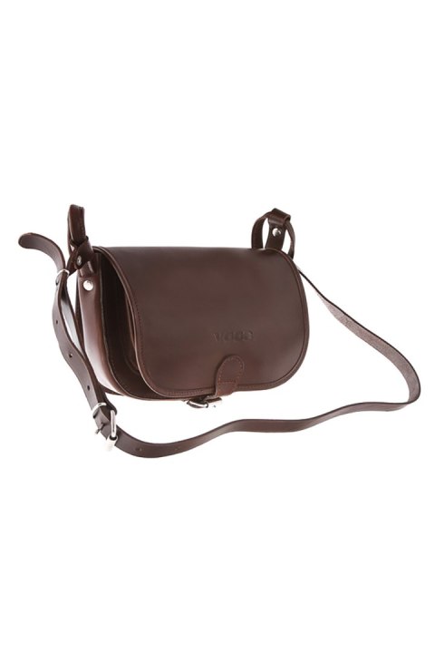 Torebka listonoszka skóra Vintage P26 Brown - Verosoft