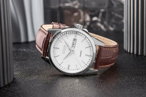 Zegarek Męski Skmei 9073SIWTB + BOX Zegarek Męski Skmei 9073SIWTB + BOX