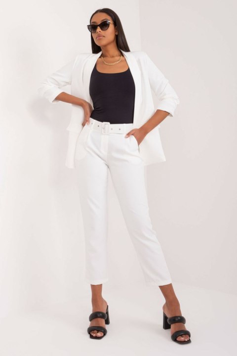 Spodnie Damskie Model TW-SP-BI-22880-2.47 White - Och Bella Spodnie Damskie Model TW-SP-BI-22880-2.47 White - Och Bella