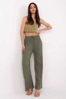 Spodnie Damskie Model TW-SP-BI-3204.70 Khaki - Och Bella