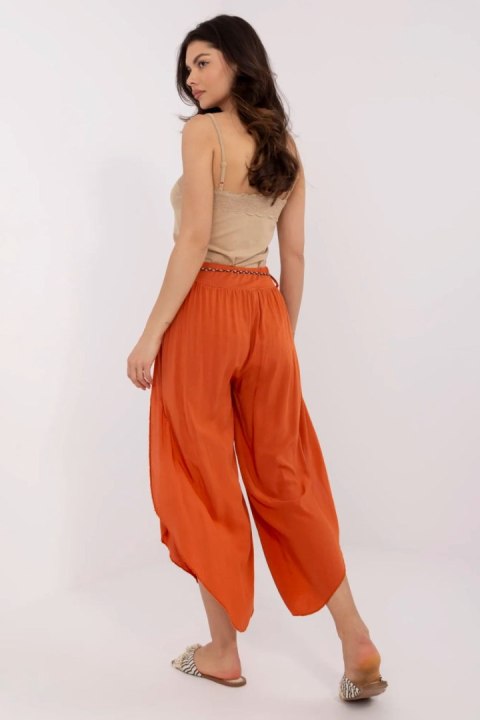 Spodnie Damskie Model TW-SP-BI-81378.24P Dark Orange - Och Bella Spodnie Damskie Model TW-SP-BI-81378.24P Dark Orange - Och Bella