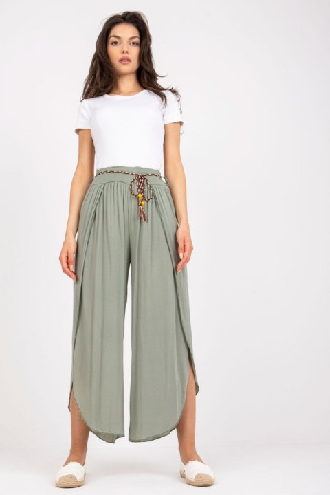 Spodnie Damskie Model TW-SP-BI-81378.24P Khaki - Och Bella Spodnie Damskie Model TW-SP-BI-81378.24P Khaki - Och Bella