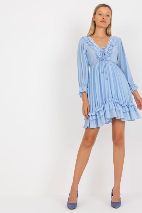 Sukienka Model TW-SK-BI-0761.92 Light Blue - Och Bella Sukienka Model TW-SK-BI-0761.92 Light Blue - Och Bella