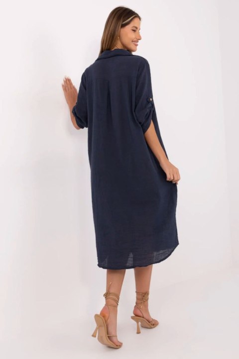 Sukienka Model TW-SK-BI-24135.81 Navy - Och Bella Sukienka Model TW-SK-BI-24135.81 Navy - Och Bella