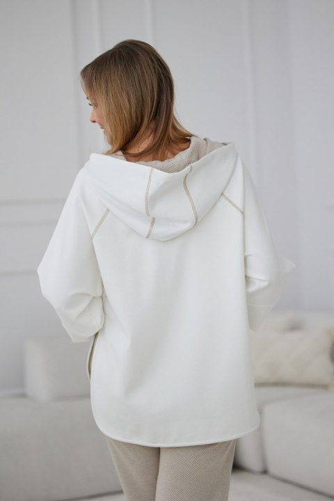 Bluza Damska Model M412/4 Ecru - La Aurora Bluza Damska Model M412/4 Ecru - La Aurora
