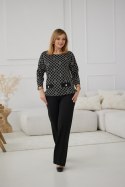 Bluzka Model M418/C Plaster/Lurex_Black - La Aurora