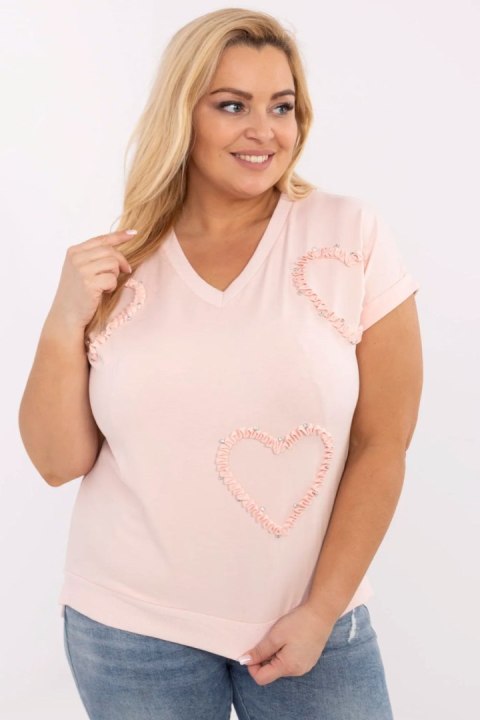 Bluzka Model RV-BZ-A542.12P Light Pink - Relevance Bluzka Model RV-BZ-A542.12P Light Pink - Relevance