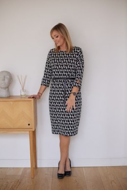Sukienka Model VV M376L Black/Ecru - La Aurora