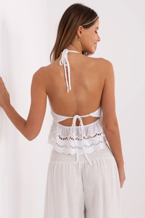 Koszulka Top Model MI-TP-88506.87 White - Italy Moda Koszulka Top Model MI-TP-88506.87 White - Italy Moda