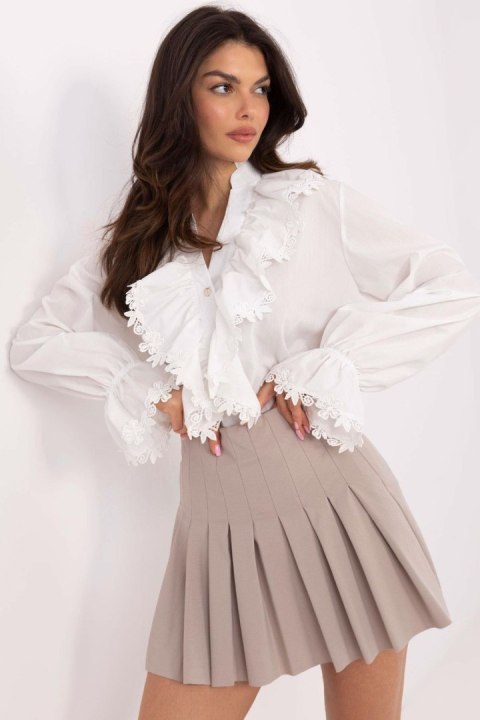Spódnica Model DHJ-SD-8792.68 Dark Beige - Italy Moda Spódnica Model DHJ-SD-8792.68 Dark Beige - Italy Moda