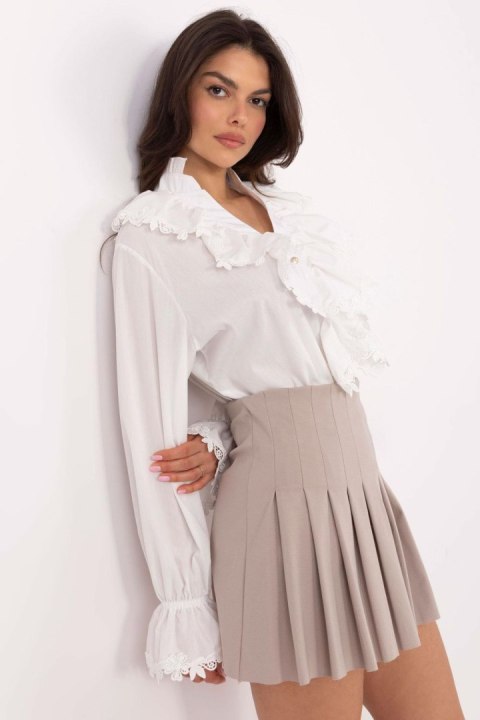Spódnica Model DHJ-SD-8792.68 Dark Beige - Italy Moda Spódnica Model DHJ-SD-8792.68 Dark Beige - Italy Moda