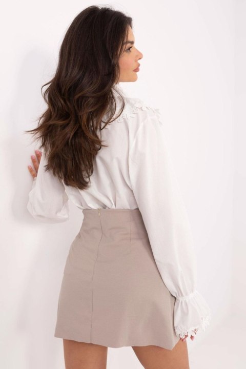 Spódnica Model DHJ-SD-8792.68 Dark Beige - Italy Moda Spódnica Model DHJ-SD-8792.68 Dark Beige - Italy Moda