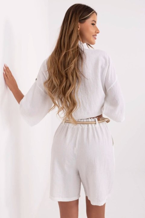 Szorty Damskie Model MI-SN-6620.72P White - Italy Moda Szorty Damskie Model MI-SN-6620.72P White - Italy Moda