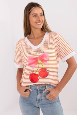 Bluzka Model MI-BZ-M6312-3.77 Orange - Italy Moda