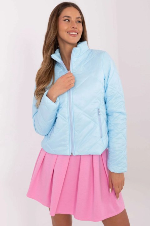 Kurtka Damska Model MI-KR-88630.60P Light Blue - Italy Moda Kurtka Damska Model MI-KR-88630.60P Light Blue - Italy Moda