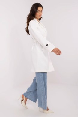 Płaszcz Damski Model MO-PL-5209.87 Ecru - Italy Moda