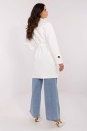 Płaszcz Damski Model MO-PL-5209.87 Ecru - Italy Moda