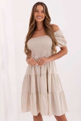 Sukienka Model MI-SK-A2561.89 Beige - Italy Moda