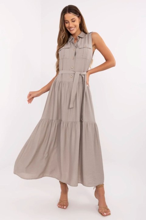 Sukienka Model MI-SK-A5032.70P Grey - Italy Moda Sukienka Model MI-SK-A5032.70P Grey - Italy Moda