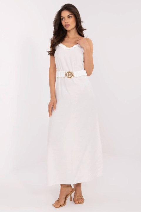 Sukienka Model MI-SK-A6401.00 Ecru - Italy Moda Sukienka Model MI-SK-A6401.00 Ecru - Italy Moda