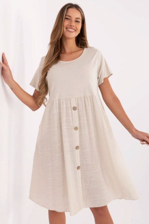 Sukienka Model MO-SK-1005.67 Beige - Italy Moda Sukienka Model MO-SK-1005.67 Beige - Italy Moda