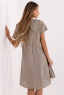 Sukienka Model MO-SK-1005.67 Dark Beige - Italy Moda
