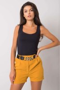 Szorty Damskie Model DHJ-SN-13186.03P Dark Yellow - Italy Moda