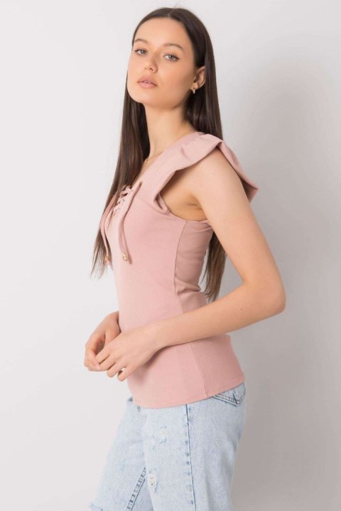 Bluzka Model DHJ-BZ-13301.34P Light Pink - Italy Moda Hurtownia odzieży on-line, moda damska, bielizna i obuwie dla kobiet - Mat Bluzka Model DHJ-BZ-13301.34P Light Pink - Italy Moda Hurtownia odzieży on-line, moda damska, bielizna i obuwie dla kobiet - Mat